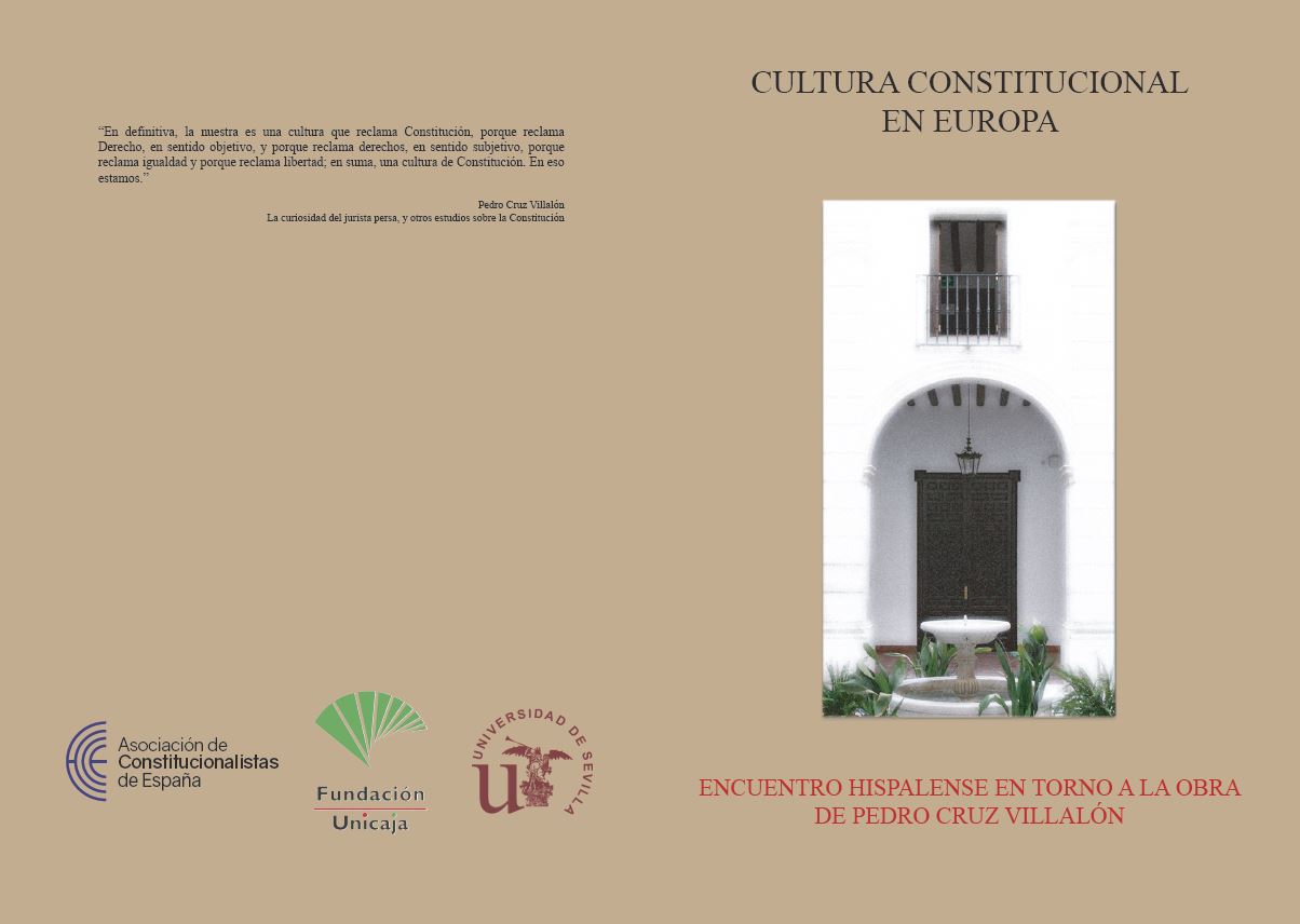 Cultura Constitucional en Europa - Encuentro Hispalense en Torno a la Obra de Pedro Cruz Villalón